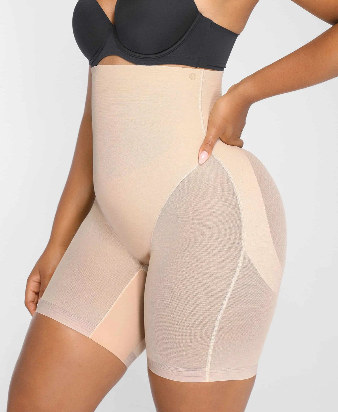 Curveness™ High-Waisted Mid Tight Shorts