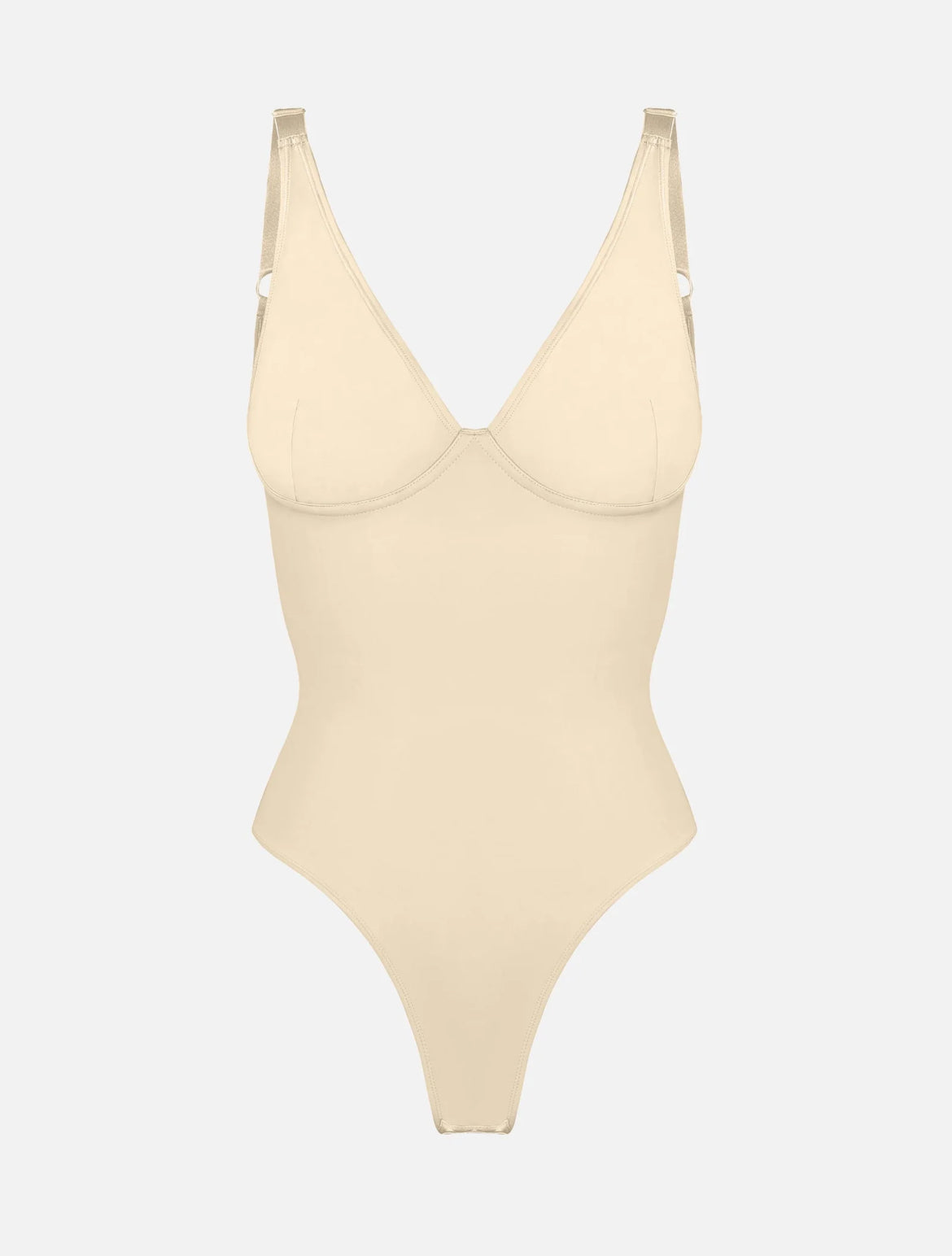 Curveness™ V-Neck Tummy Control Shaping Bodysuit
