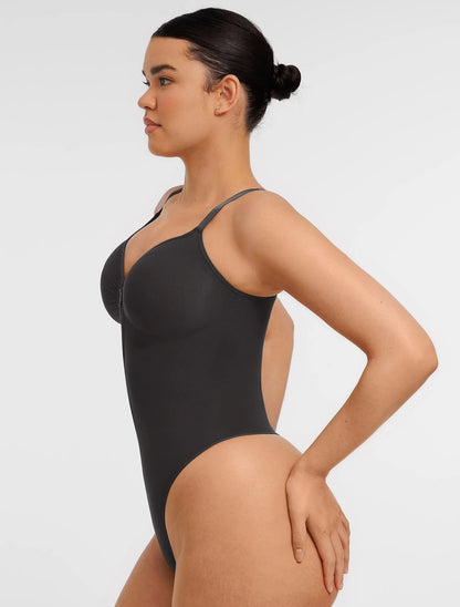 Curveness™ Tummy Control Seamless Zipper Shaping Bodysuit