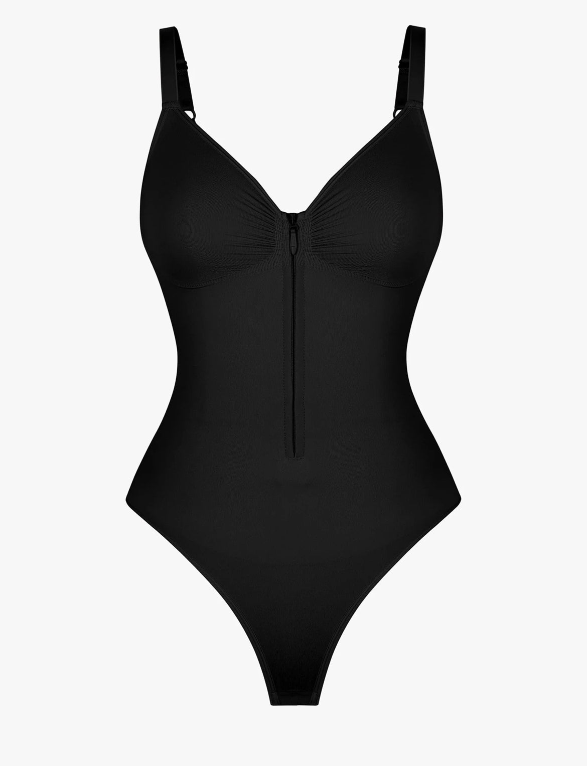 Curveness™ Tummy Control Seamless Zipper Shaping Bodysuit