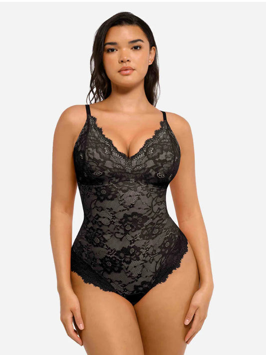 Curveness™ Sculpting Lace Bodysuit