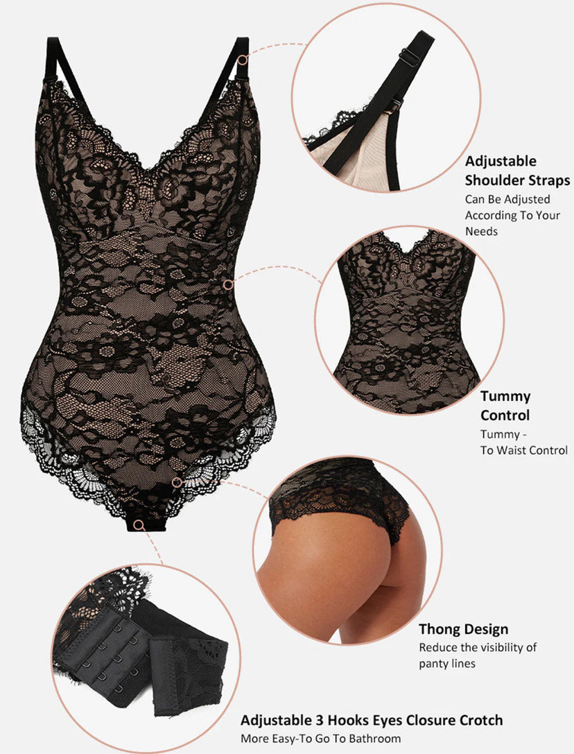 Curveness™ Sculpting Lace Bodysuit