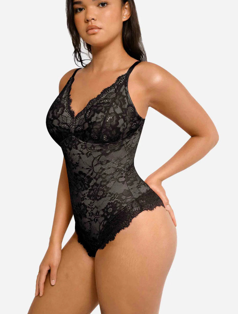 Curveness™ Sculpting Lace Bodysuit
