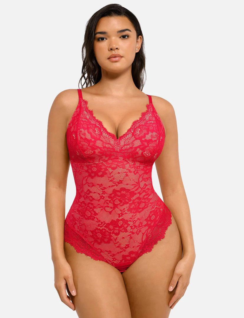 Curveness™ Sculpting Lace Bodysuit