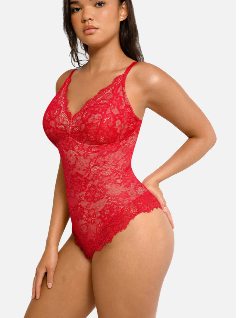 Curveness™ Sculpting Lace Bodysuit