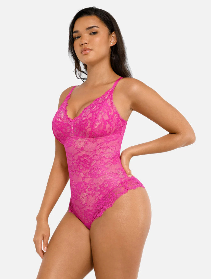Curveness™ Sculpting Lace Bodysuit
