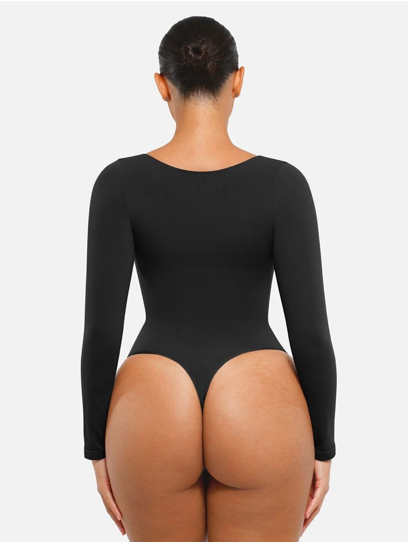 Curveness™ Seamless Long Sleeve Sculpting Bodysuit