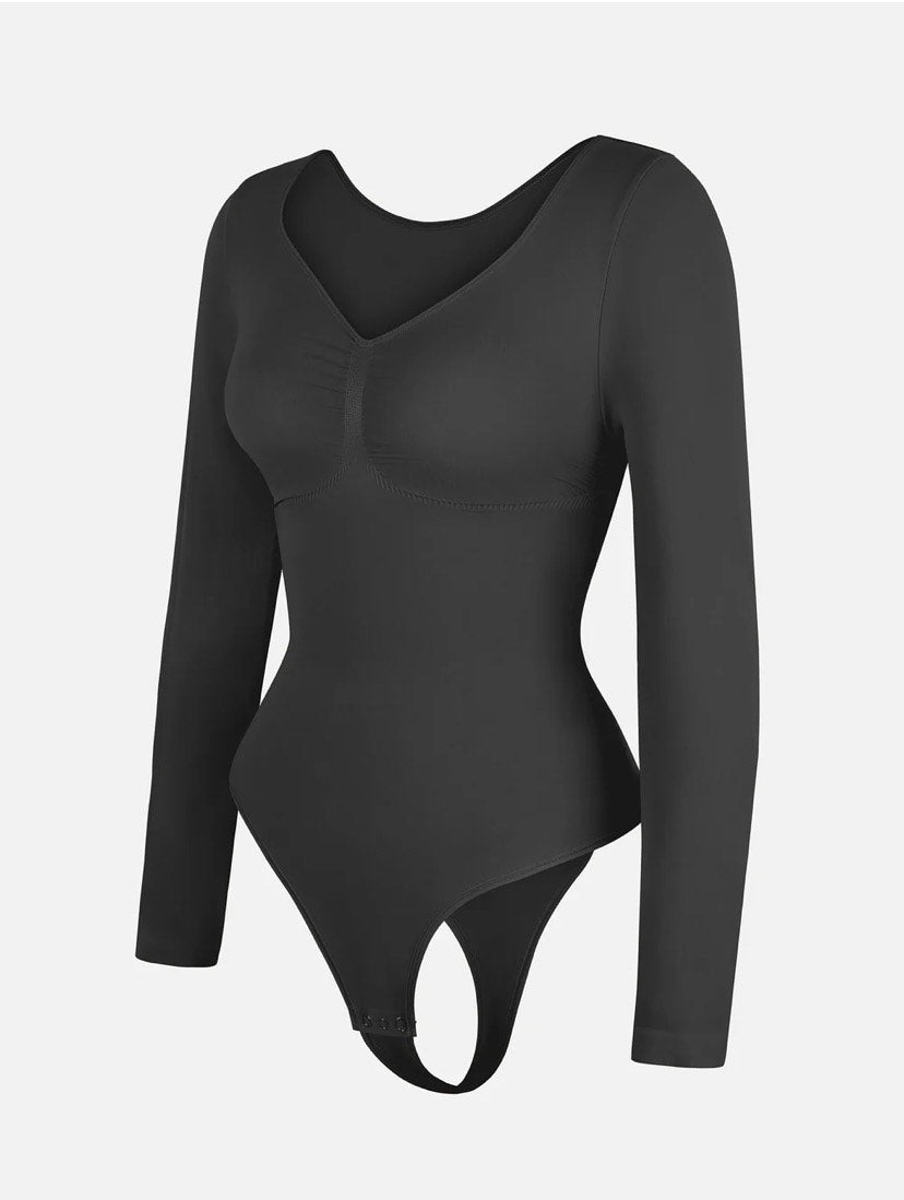 Curveness™ Seamless Long Sleeve Sculpting Bodysuit