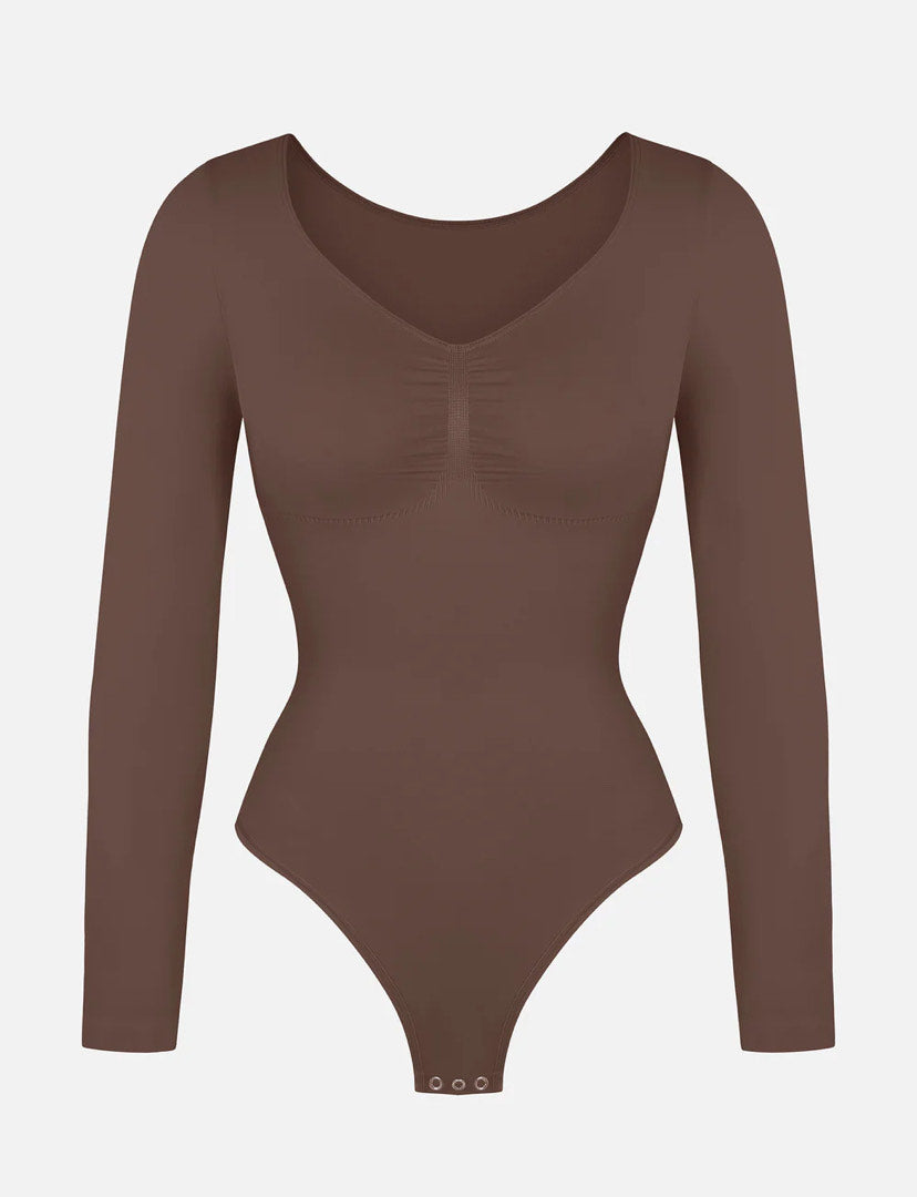 Curveness™ Seamless Long Sleeve Sculpting Bodysuit