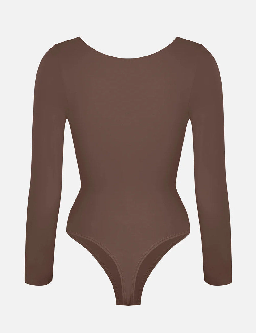 Curveness™ Seamless Long Sleeve Sculpting Bodysuit