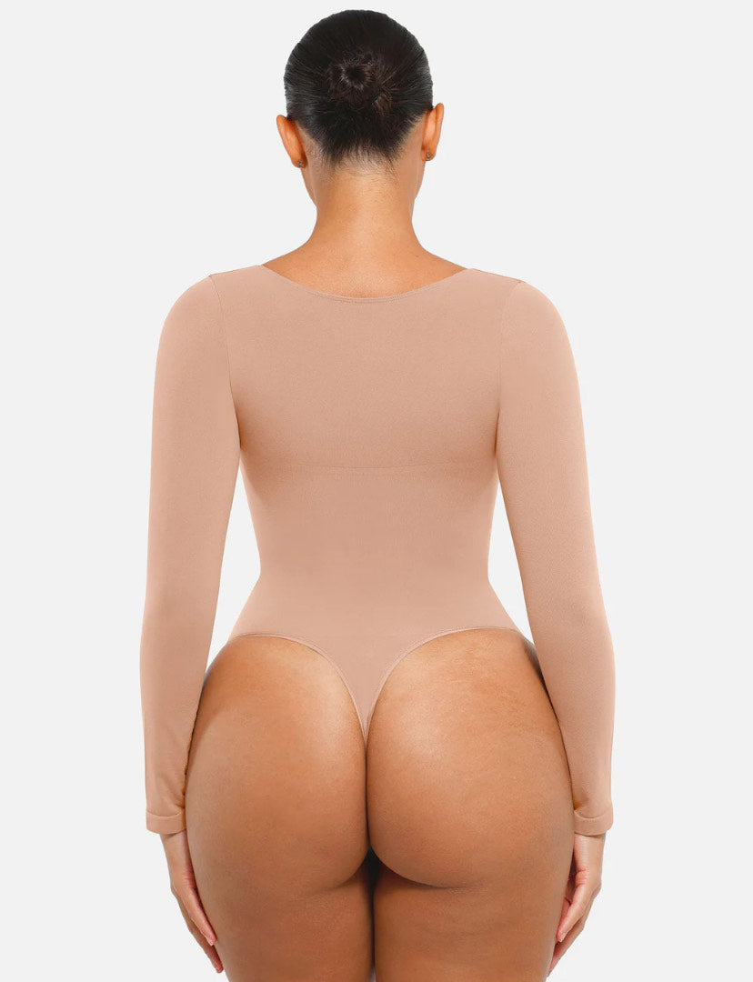 Curveness™ Seamless Long Sleeve Sculpting Bodysuit