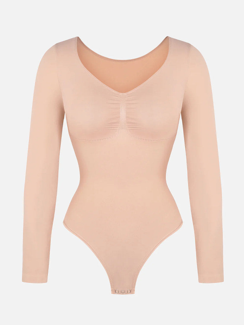 Curveness™ Seamless Long Sleeve Sculpting Bodysuit