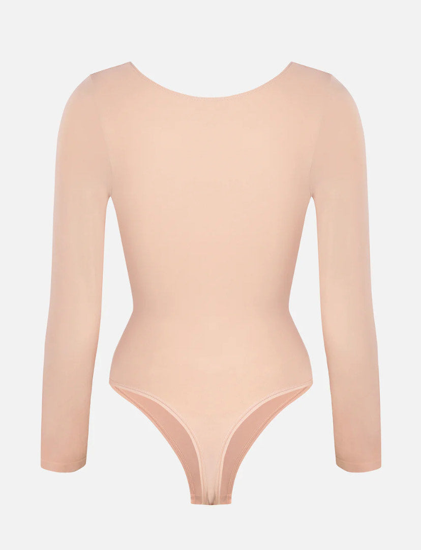Curveness™ Seamless Long Sleeve Sculpting Bodysuit