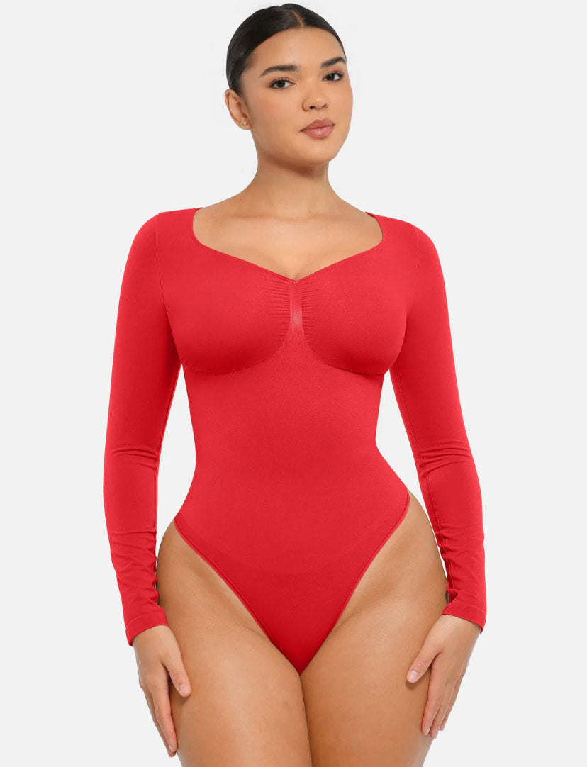 Curveness™ Seamless Long Sleeve Sculpting Bodysuit