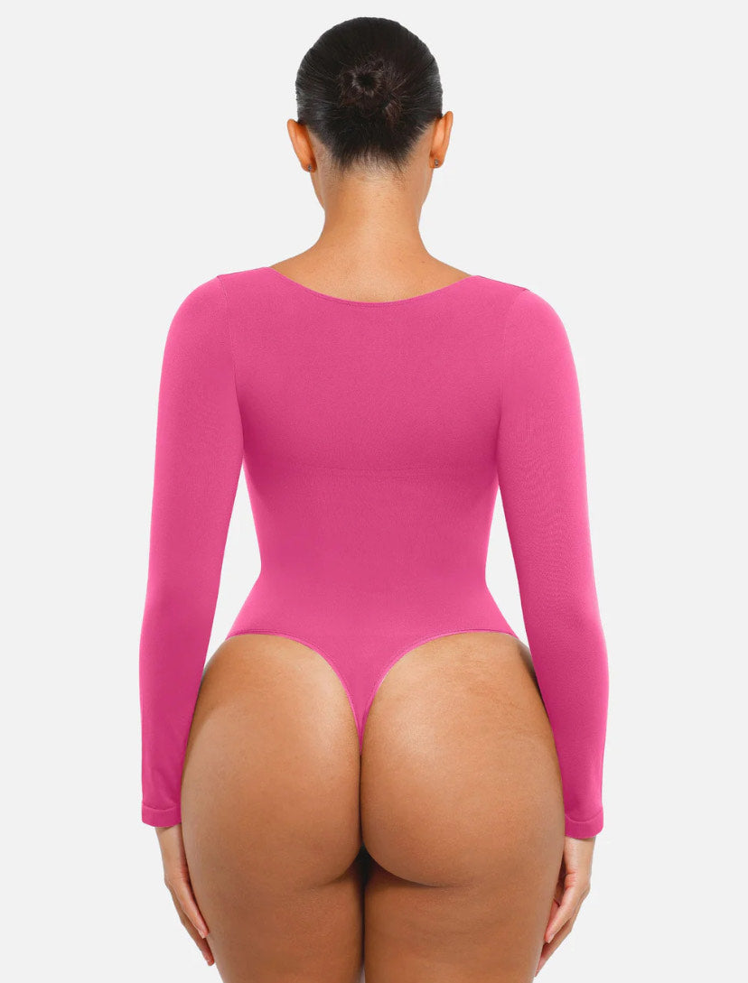 Curveness™ Seamless Long Sleeve Sculpting Bodysuit