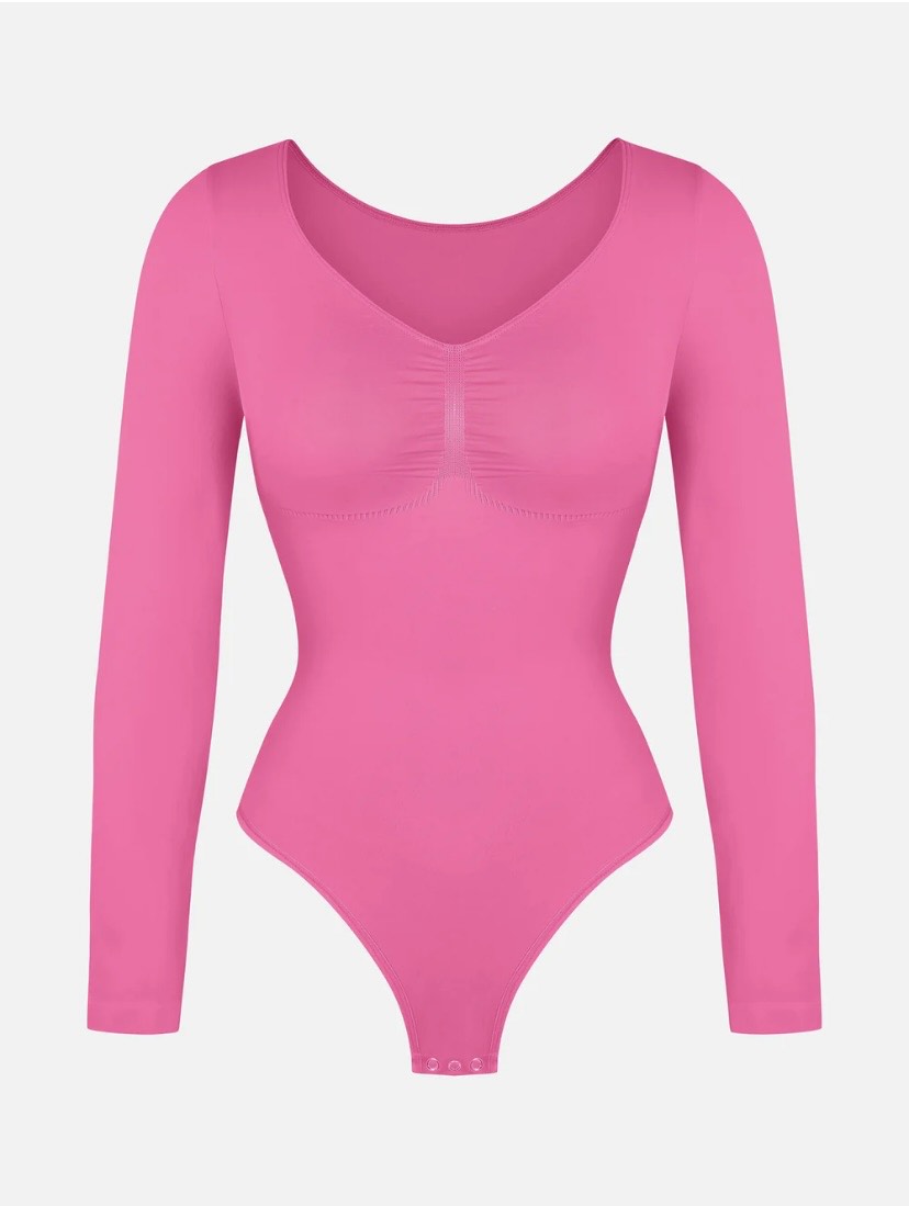 Curveness™ Seamless Long Sleeve Sculpting Bodysuit