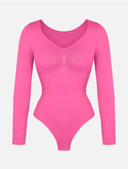 Curveness™ Seamless Long Sleeve Sculpting Bodysuit