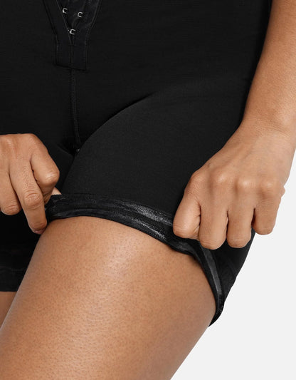 Curveness™ High Waist Zipper Hip Lift Lace Shorts