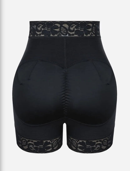 Curveness™ High Waist Lace Sculpt & Butt Lifting Shorts