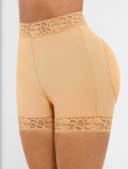 Curveness™ High Waist Lace Sculpt & Butt Lifting Shorts
