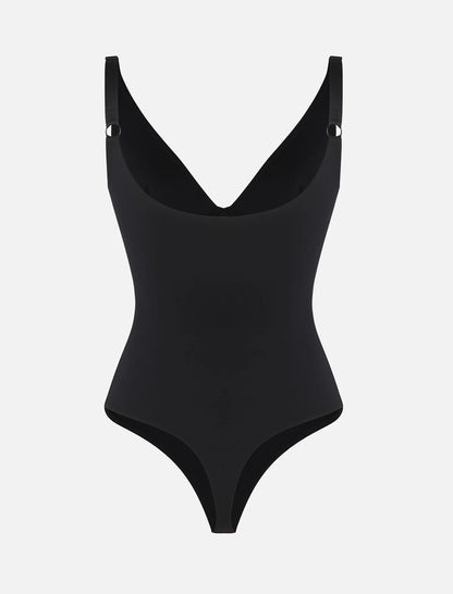 Curveness™ V-Neck Tummy Control Shaping Bodysuit