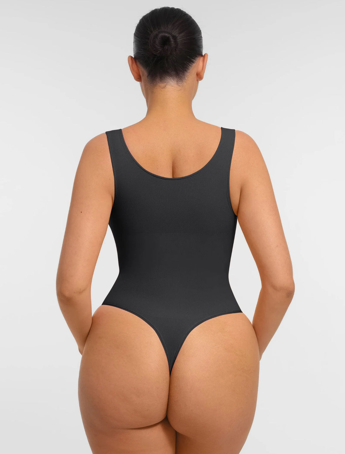 Curveness™ Tummy Control Seamless Wide Strap Bodysuit